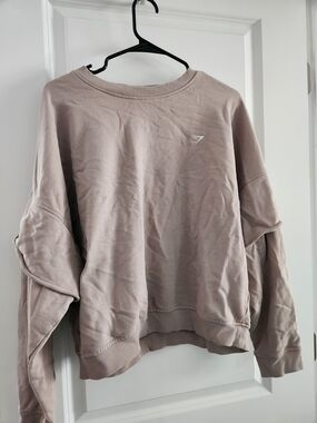 Gymshark Mauve Crewneck Sweatshirt Womens Xxl (Fits Like Xl)